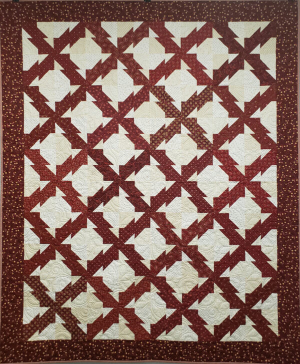 Garnets & Gingham Quilt Kit