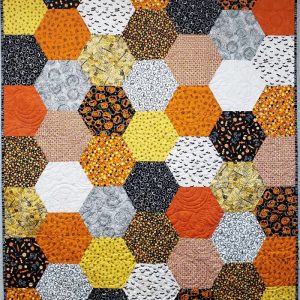 Halloween Hexagons Quilt Kit