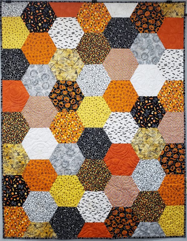 Halloween Hexagons Quilt Kit
