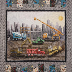 Let's Get Building Quilt Kit & Pillowcase Kit