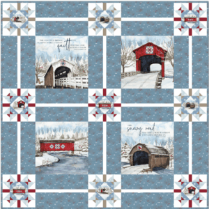 Covered Bridges/Winter Quilt Kit