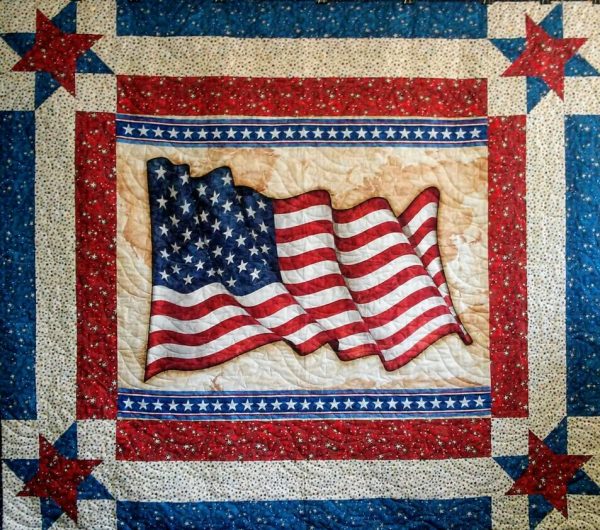 Flag American Flag Quilt Kit
