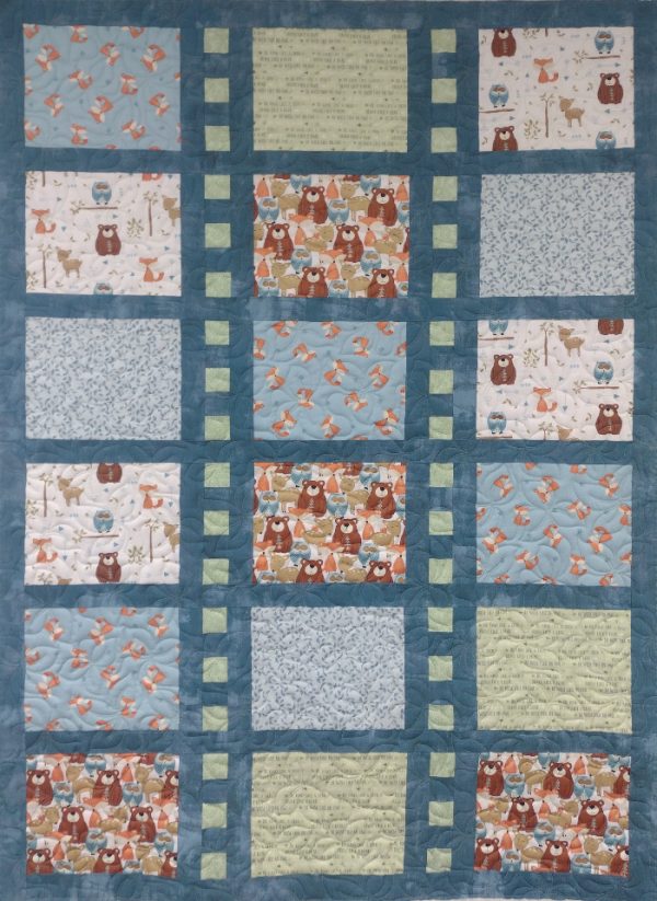 Wise, Kind, Brave Critters Quilt Kit